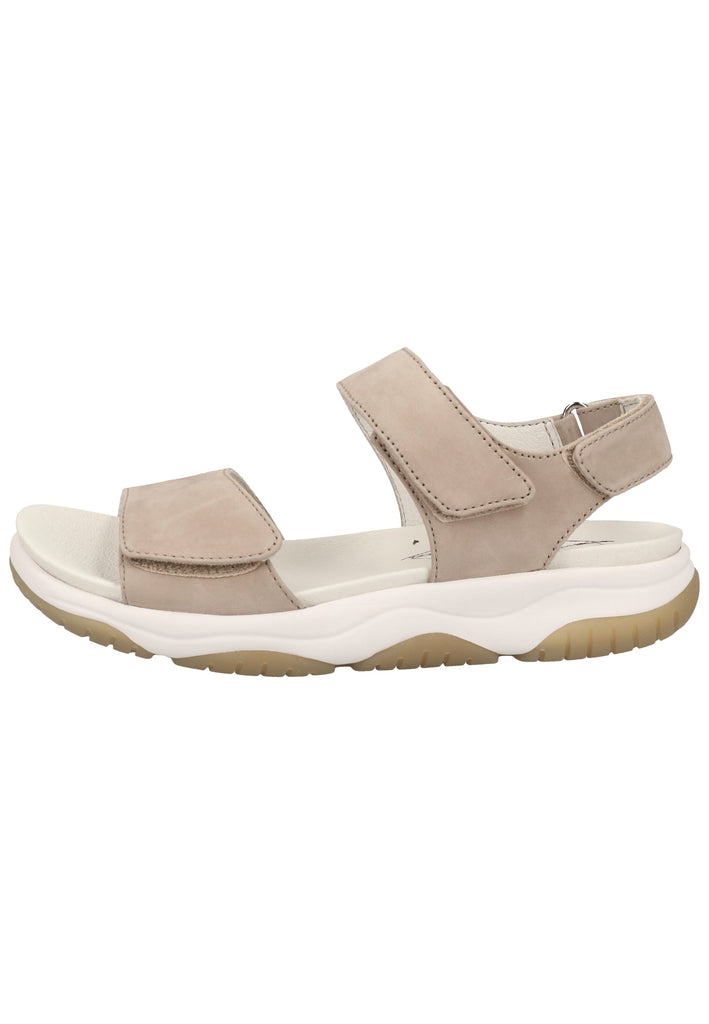 Gabor Sandalen Nubukleder Leinen - surf4shoes