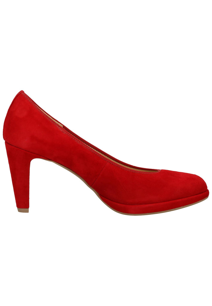 Gabor Pumps Leder Rubinrot - surf4shoes