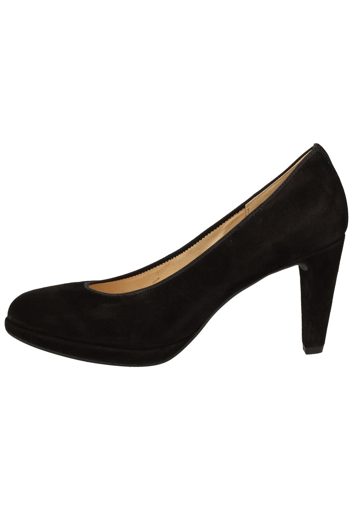 Gabor Pumps Leder Schwarz - surf4shoes