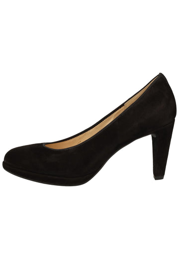 Gabor Pumps Leder Schwarz - surf4shoes
