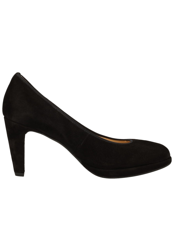 Gabor Pumps Leder Schwarz - surf4shoes
