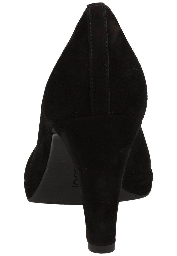 Gabor Pumps Leder Schwarz - surf4shoes