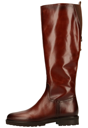 Gabor Stiefel Glattleder Dunkelbraun - surf4shoes