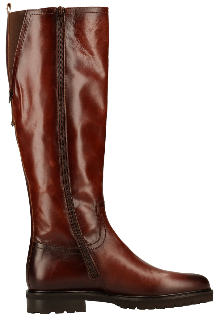 Gabor Stiefel Glattleder Dunkelbraun - surf4shoes