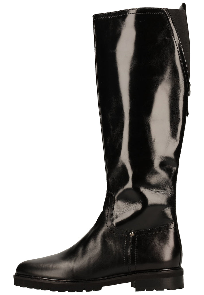 Gabor Stiefel Glattleder Schwarz - surf4shoes