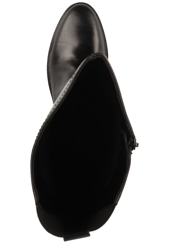 Gabor Stiefel Glattleder Schwarz - surf4shoes