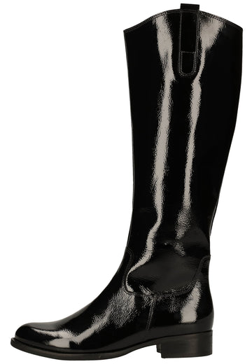 Gabor Stiefel Leder Schwarz - surf4shoes