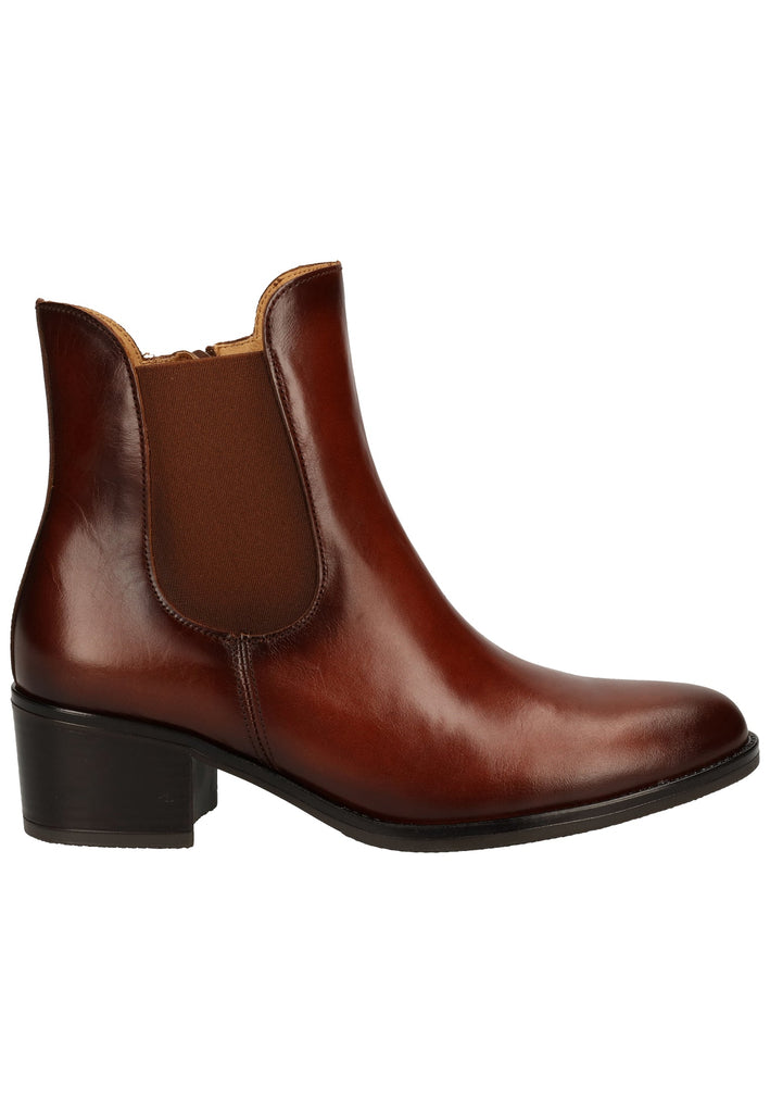 Gabor Stiefelette Leder/Textil Dunkelbraun - surf4shoes