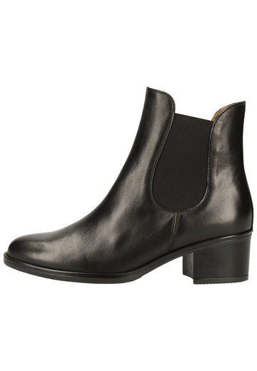Gabor Stiefelette Leder/Textil Schwarz - surf4shoes