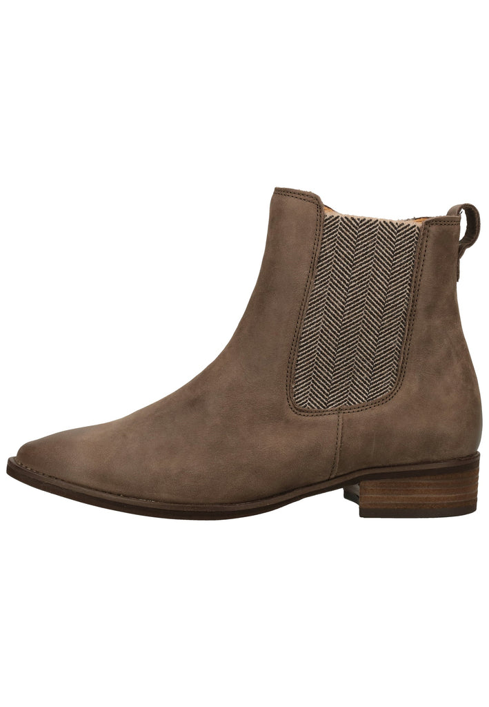 Gabor Stiefelette Leder/Textil Dunkelgrau - surf4shoes