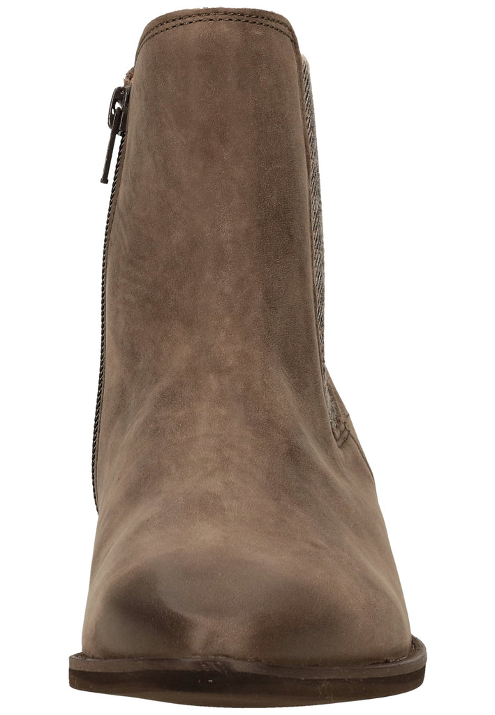 Gabor Stiefelette Leder/Textil Dunkelgrau - surf4shoes