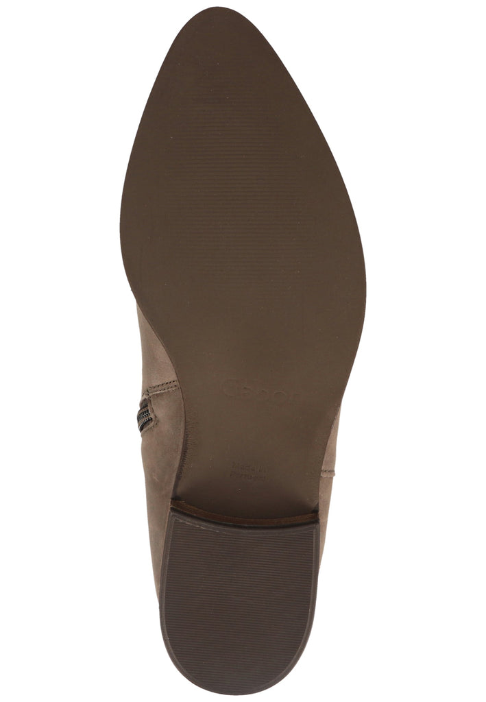 Gabor Stiefelette Leder/Textil Dunkelgrau - surf4shoes