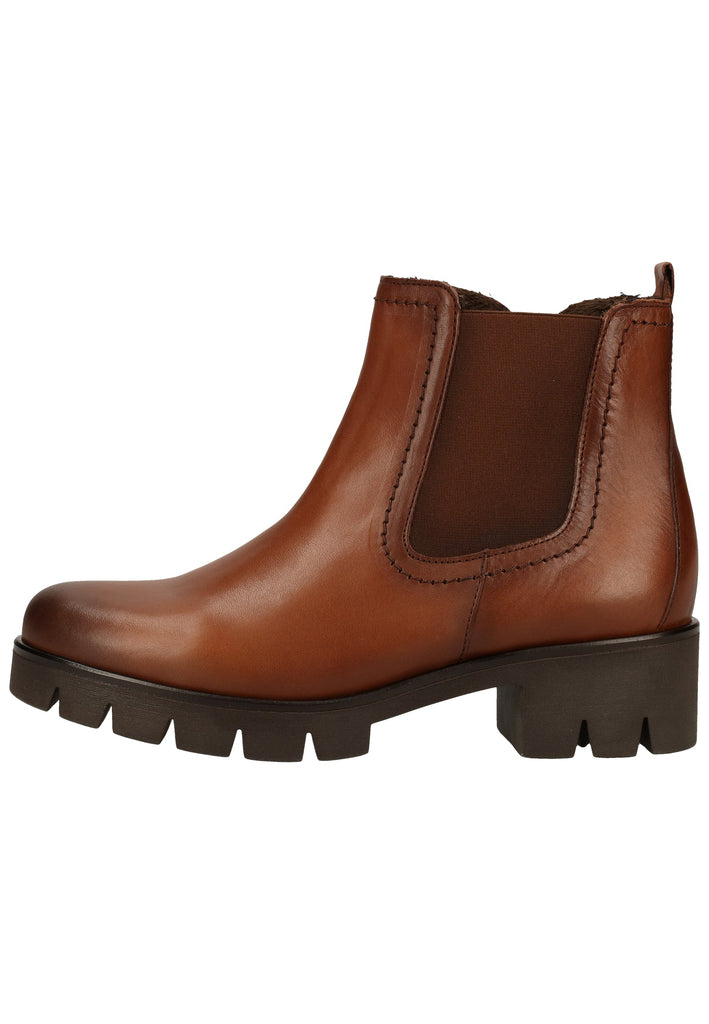 Gabor Stiefelette Leder/Textil Dunkelbraun - surf4shoes
