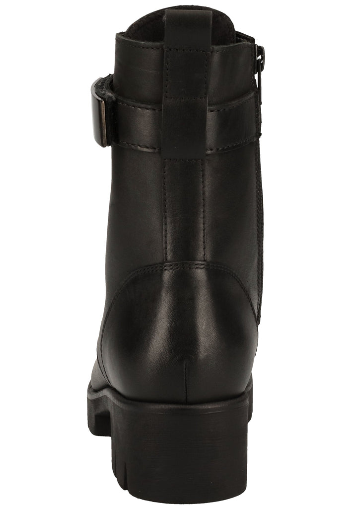 Gabor Stiefelette Glattleder Schwarz - surf4shoes