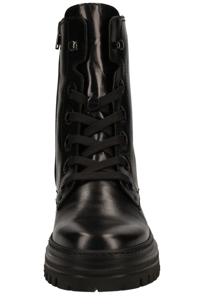 Gabor Stiefelette Glattleder Schwarz - surf4shoes