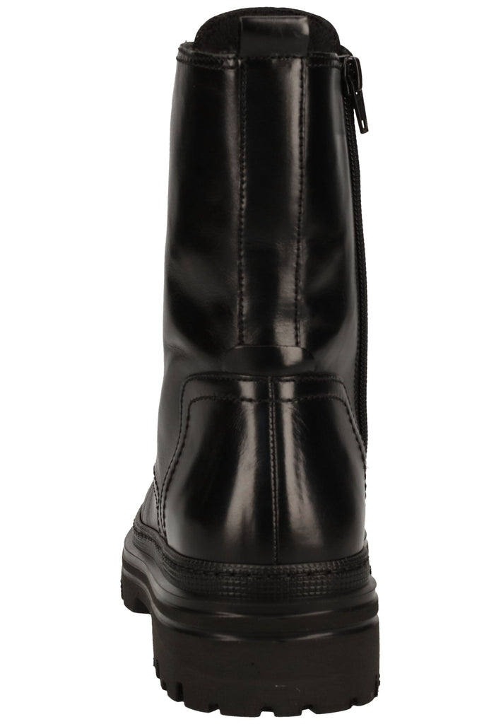 Gabor Stiefelette Glattleder Schwarz - surf4shoes