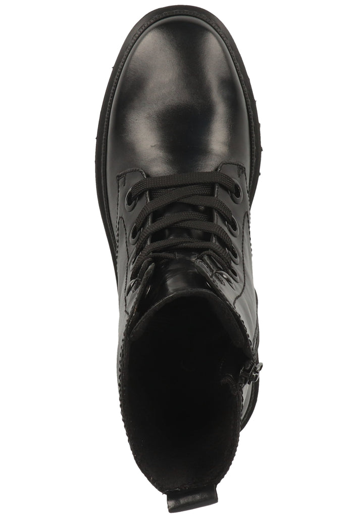 Gabor Stiefelette Glattleder Schwarz - surf4shoes