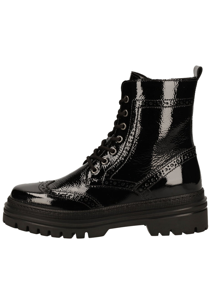 Gabor Stiefelette Leder Schwarz - surf4shoes