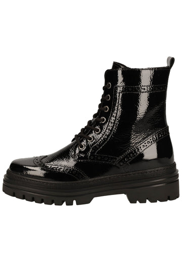 Gabor Stiefelette Leder Schwarz - surf4shoes