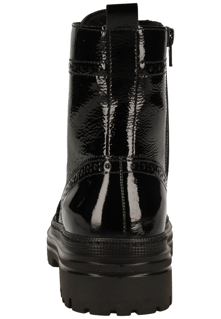 Gabor Stiefelette Leder Schwarz - surf4shoes