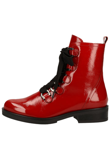 Gabor Stiefelette Leder Rubinrot - surf4shoes