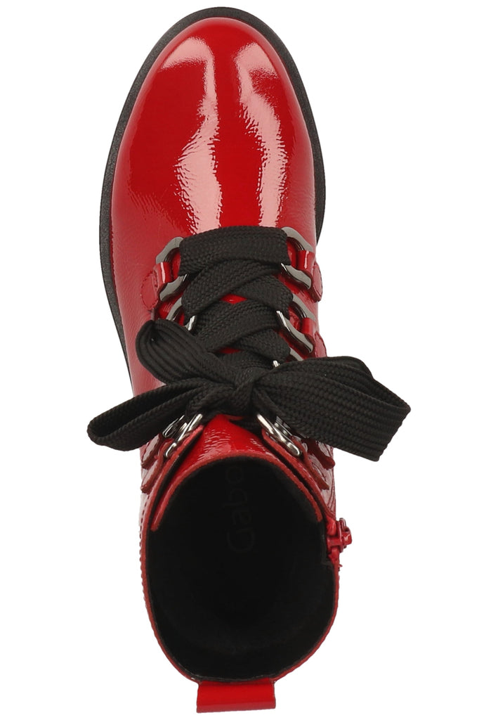 Gabor Stiefelette Leder Rubinrot - surf4shoes