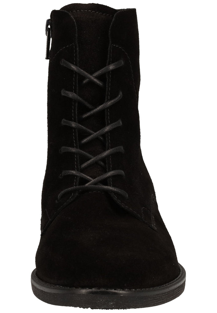 Gabor Stiefelette Veloursleder Schwarz - surf4shoes