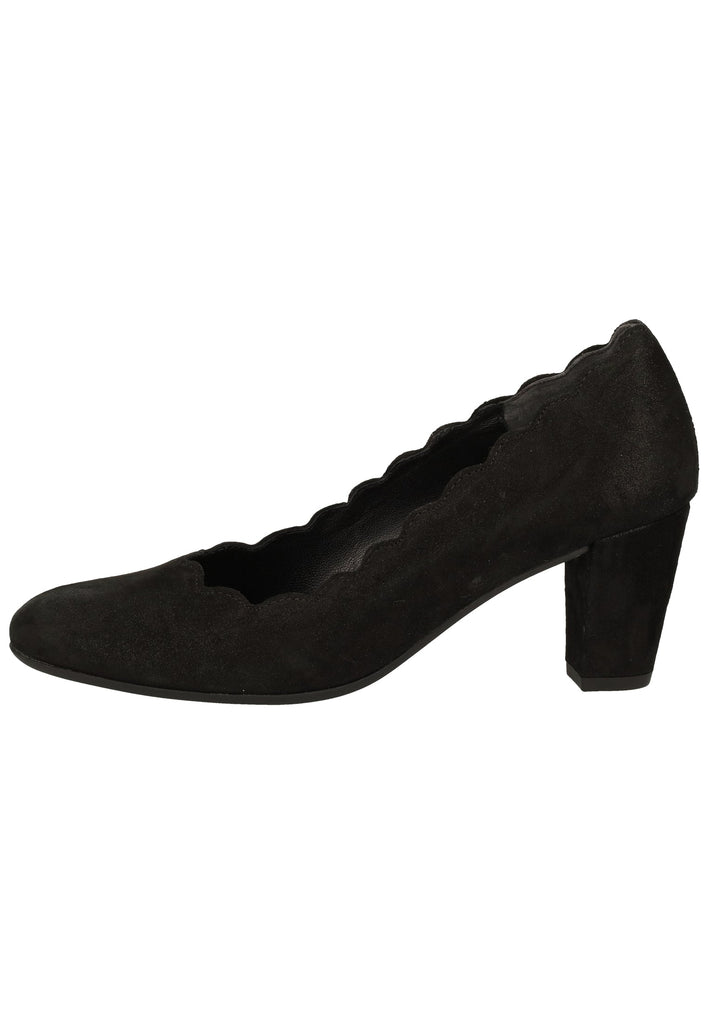Gabor Pumps Leder Schwarz - surf4shoes