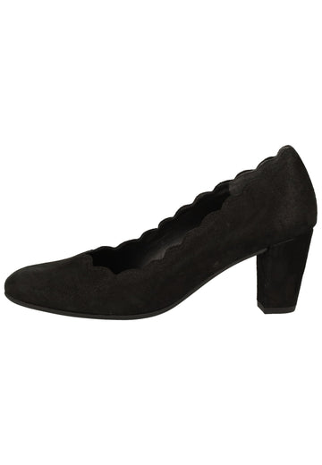 Gabor Pumps Leder Schwarz - surf4shoes