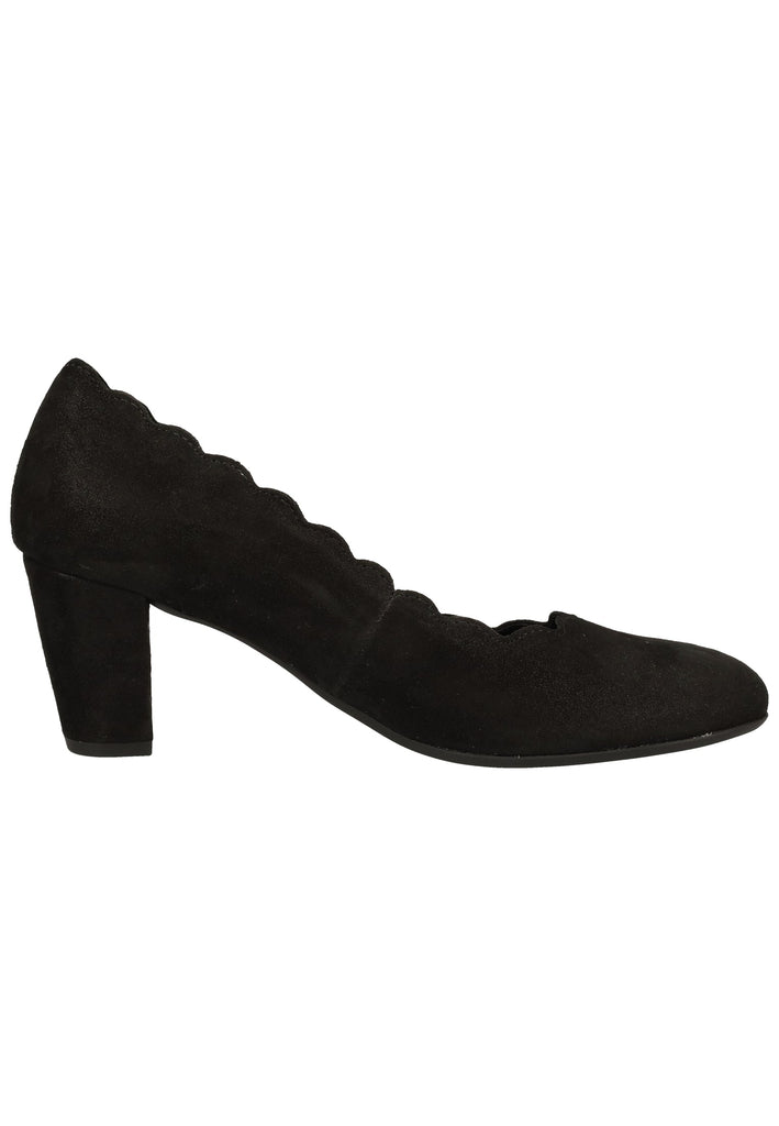Gabor Pumps Leder Schwarz - surf4shoes