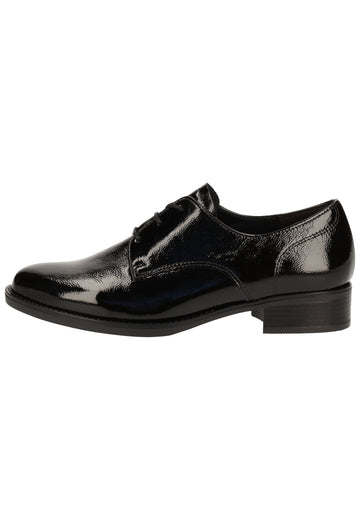 Gabor Halbschuhe Leder Schwarz - surf4shoes