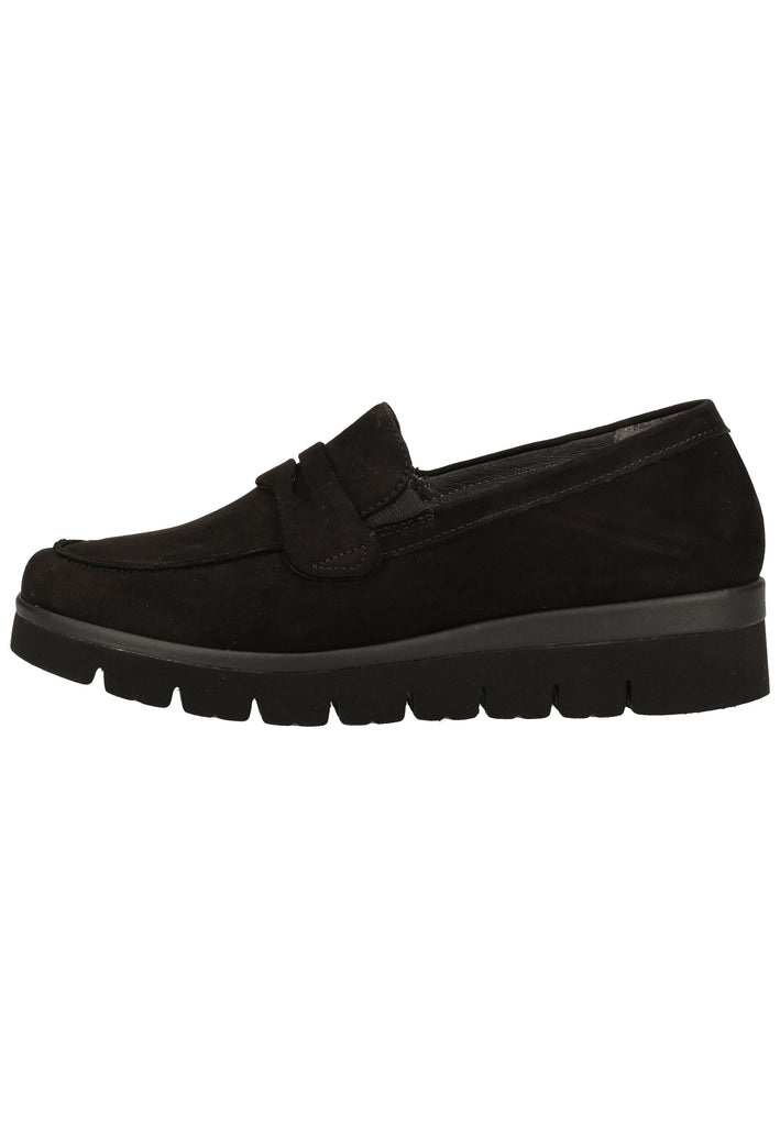 Gabor Slipper Nubukleder Schwarz - surf4shoes