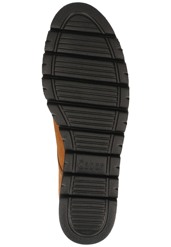 Gabor Halbschuhe Leder Kupfer - surf4shoes