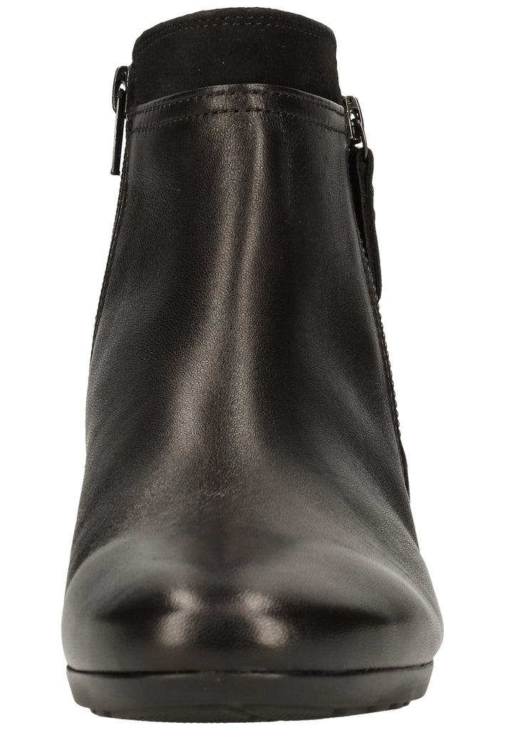 Gabor Stiefelette Glattleder Schwarz - surf4shoes