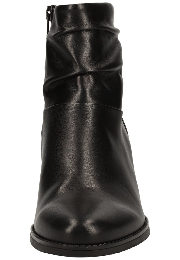 Gabor Stiefelette Glattleder Schwarz - surf4shoes