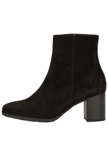 Gabor Stiefelette Leder Schwarz - surf4shoes