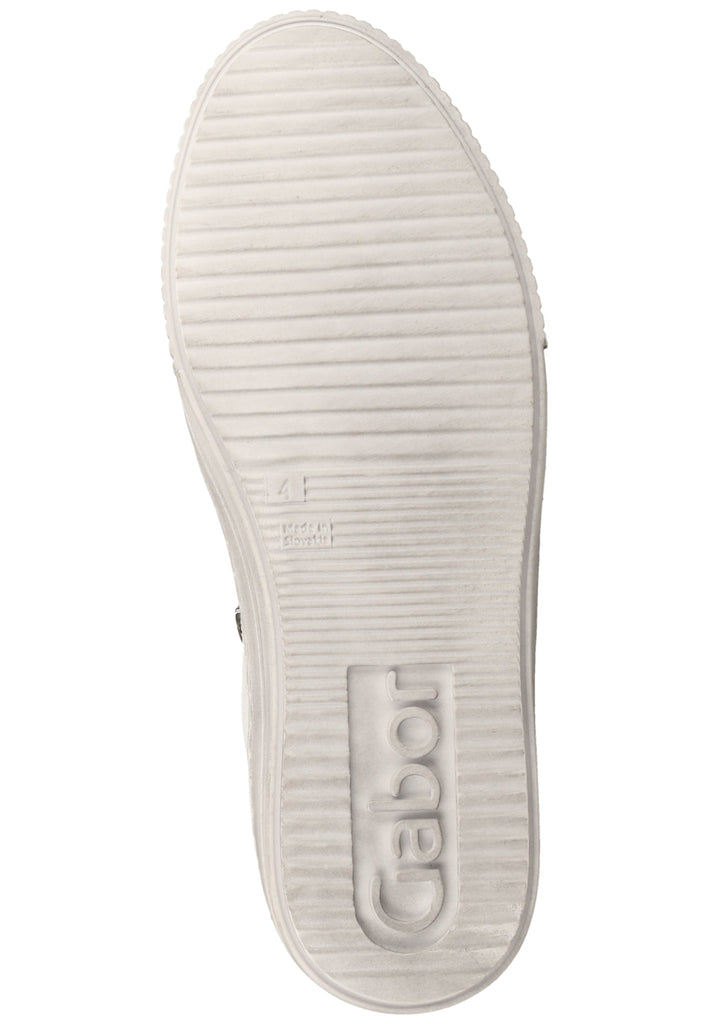 Gabor Sneaker Glattleder Weiß - surf4shoes
