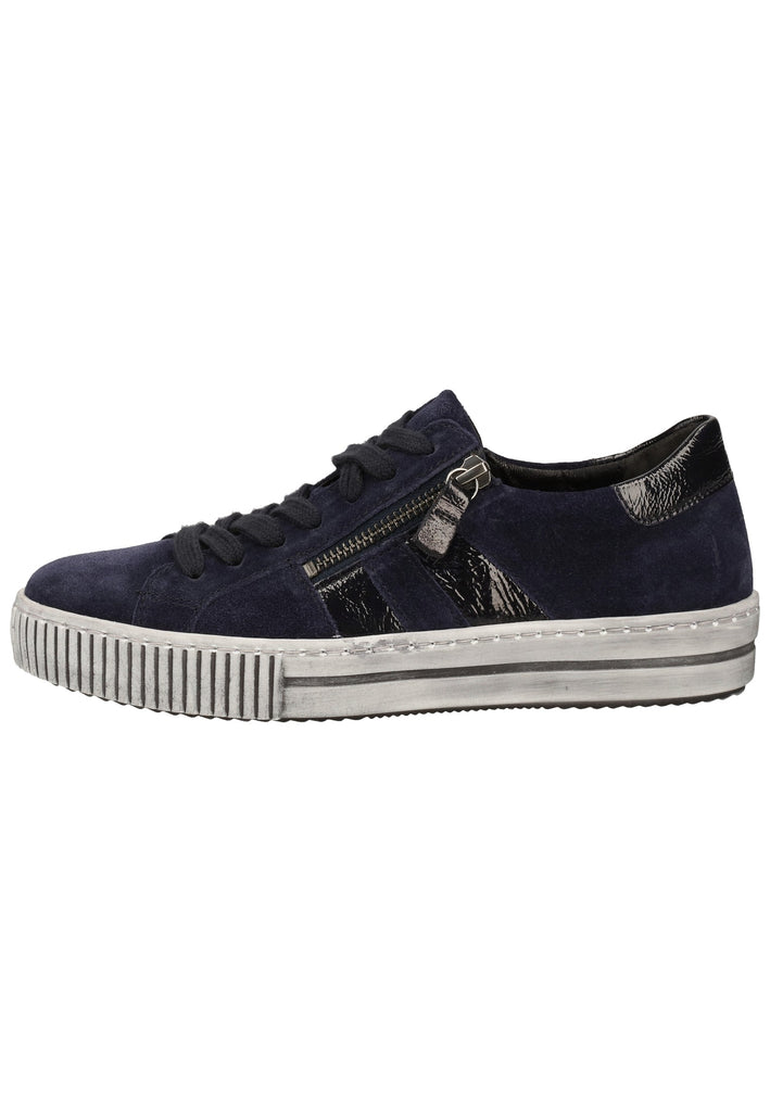 Gabor Sneaker Veloursleder Marine - surf4shoes