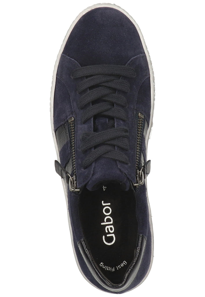 Gabor Sneaker Veloursleder Marine - surf4shoes