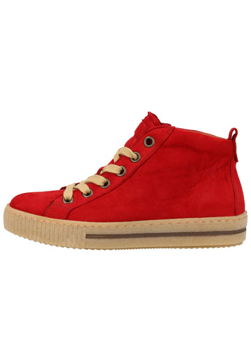 Gabor Sneaker Leder Rubinrot - surf4shoes