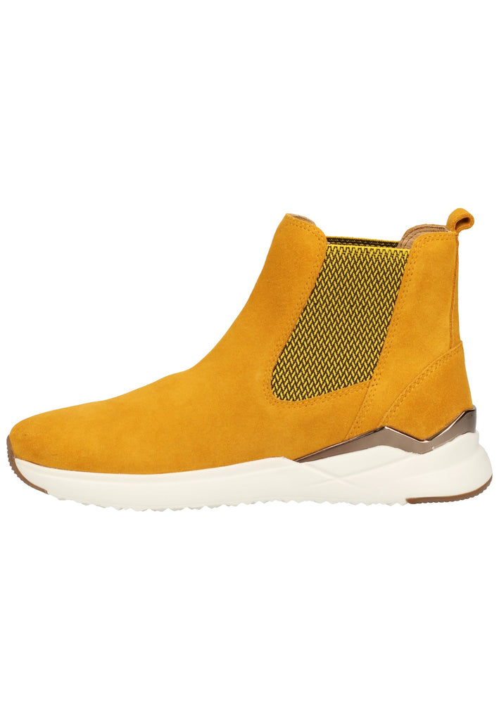Gabor Stiefelette Nubukleder/Textil Gelb - surf4shoes