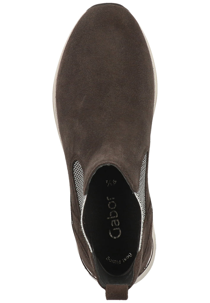 Gabor Stiefelette Veloursleder/Textil Pepper - surf4shoes