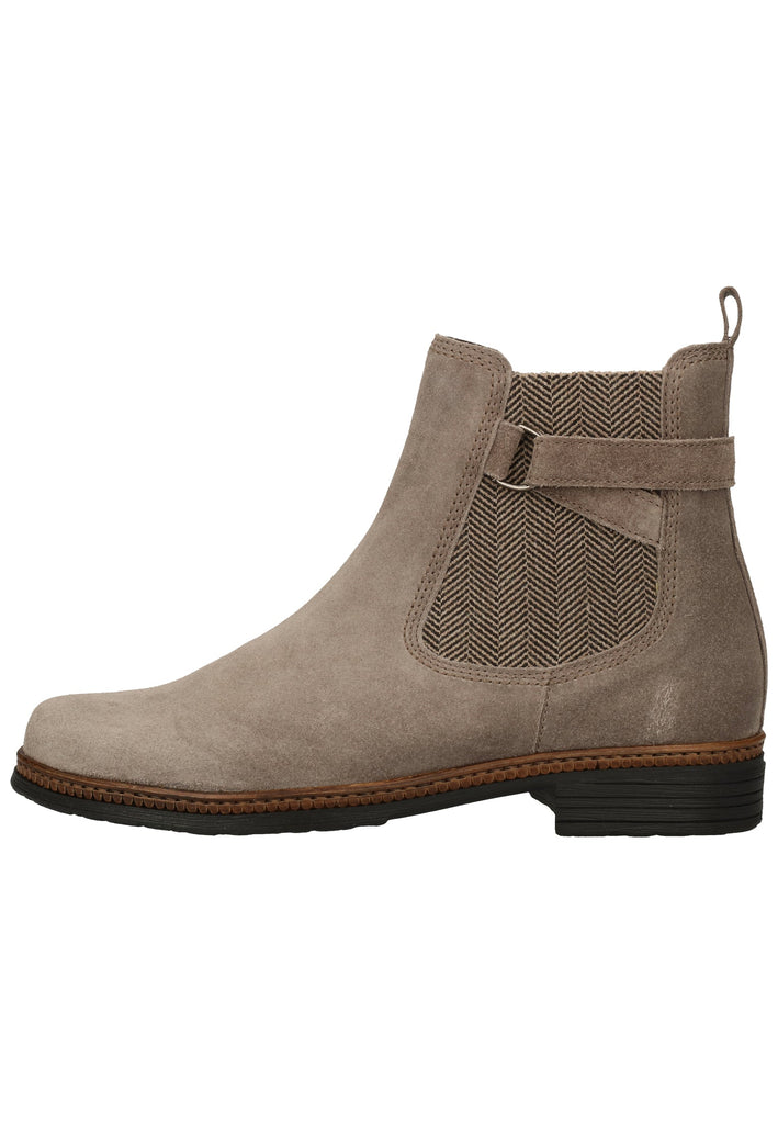 Gabor Stiefelette Leder/Textil Hellgrau - surf4shoes