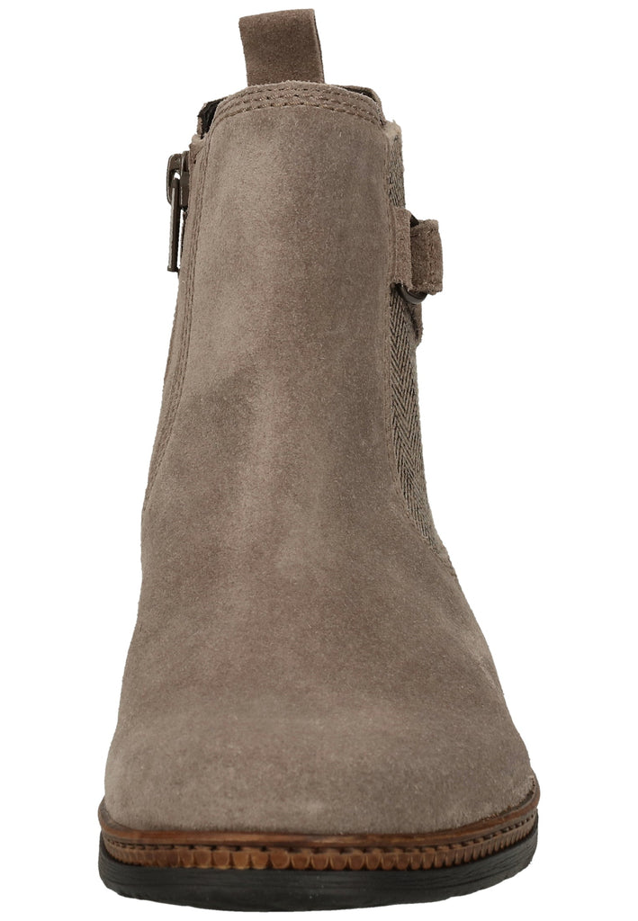 Gabor Stiefelette Leder/Textil Hellgrau - surf4shoes