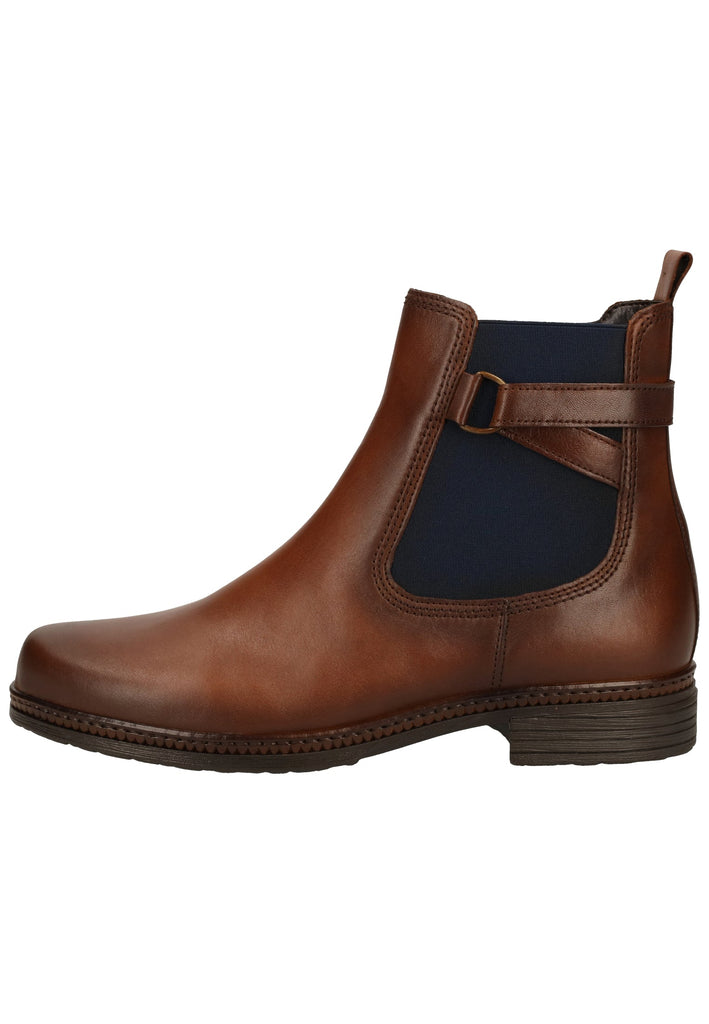 Gabor Stiefelette Leder/Textil Braun - surf4shoes