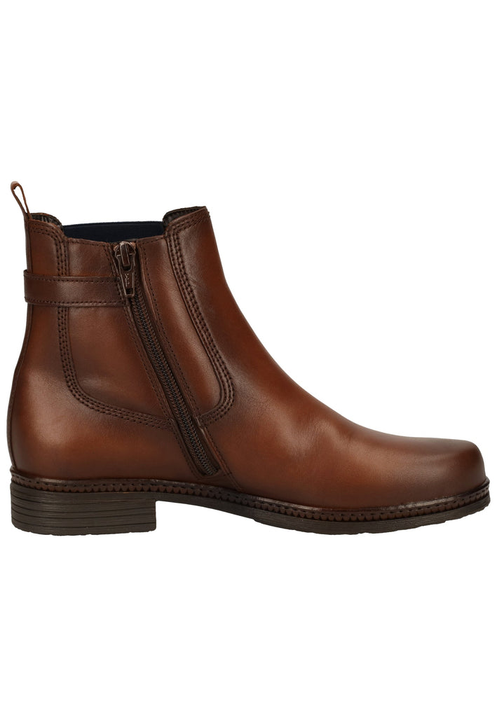 Gabor Stiefelette Leder/Textil Braun - surf4shoes