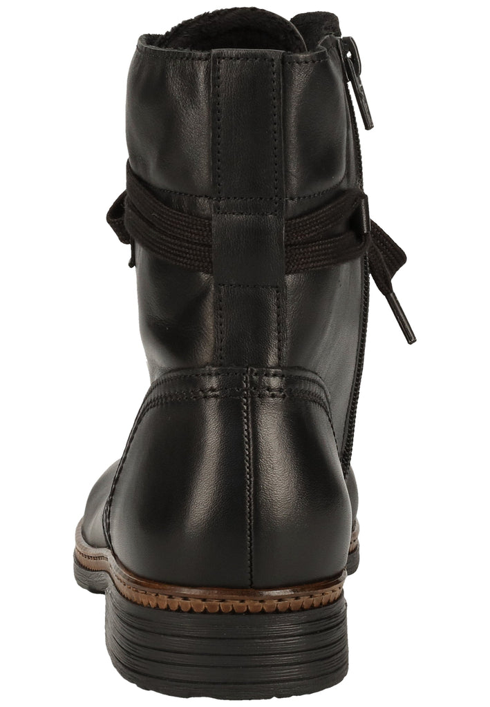 Gabor Stiefelette Glattleder Schwarz/Braun - surf4shoes