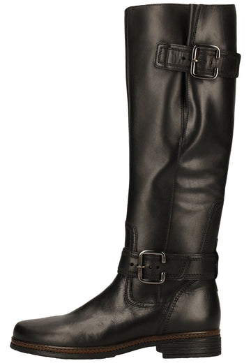 Gabor Stiefel Glattleder Schwarz - surf4shoes