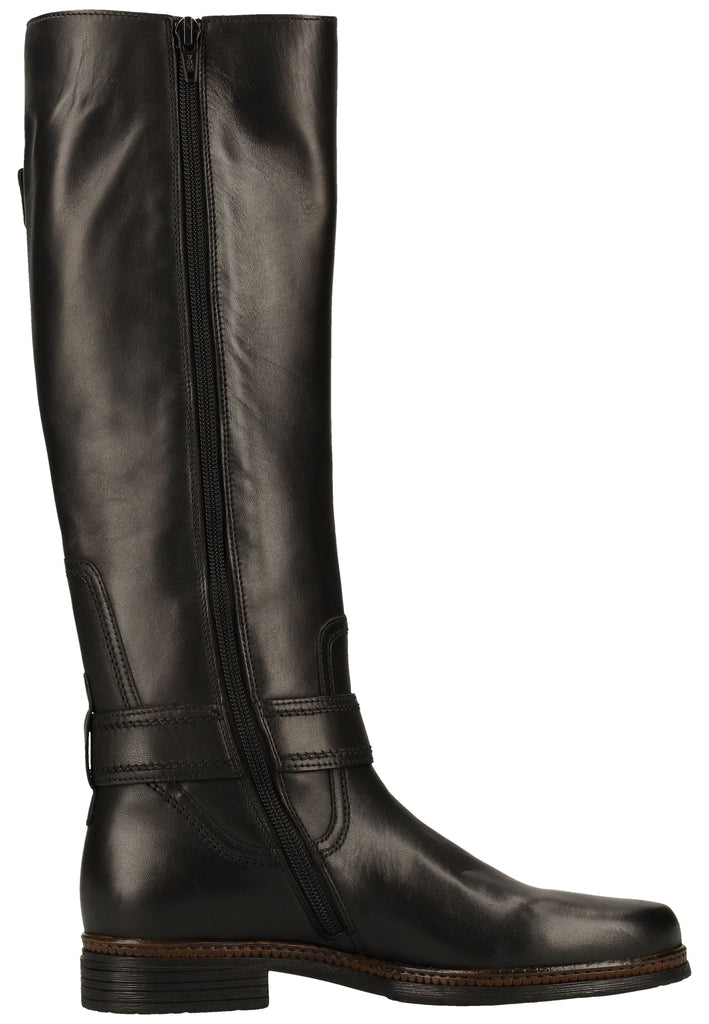 Gabor Stiefel Glattleder Schwarz - surf4shoes