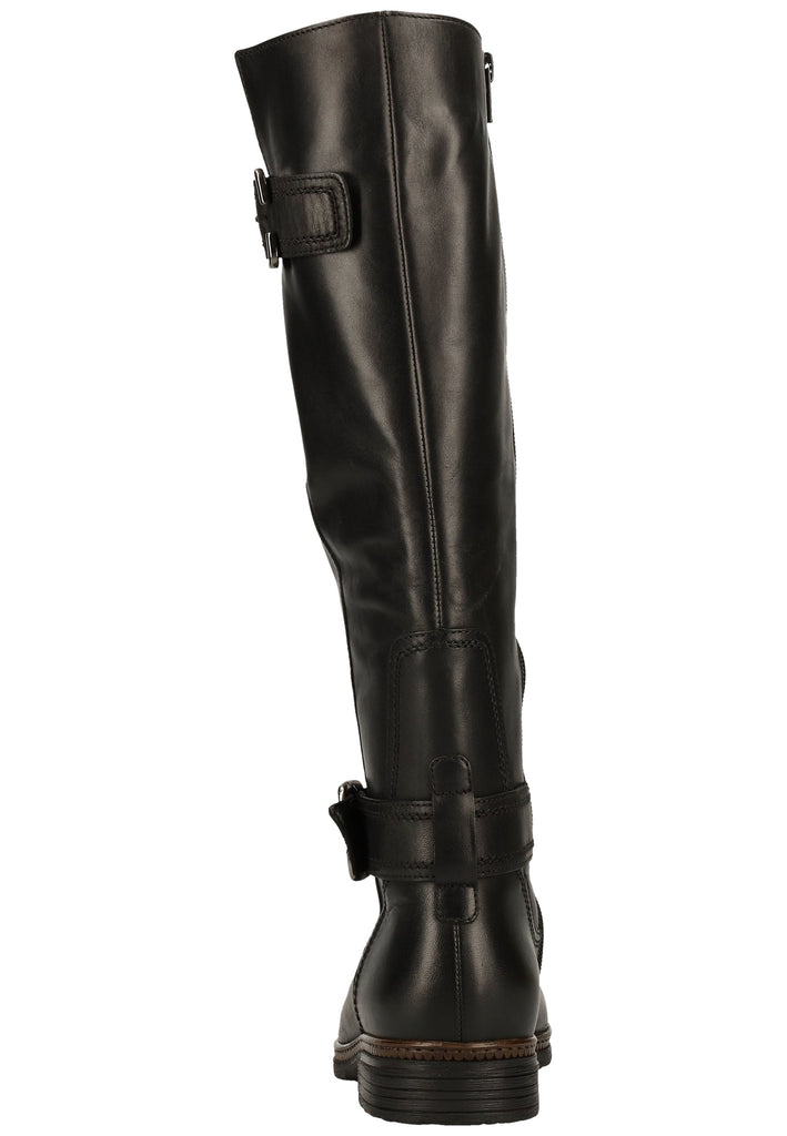 Gabor Stiefel Glattleder Schwarz - surf4shoes